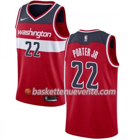 Maillot Basket Washington Wizards Otto Porter Jr 22 Nike 2017-18 Rouge Swingman - Homme